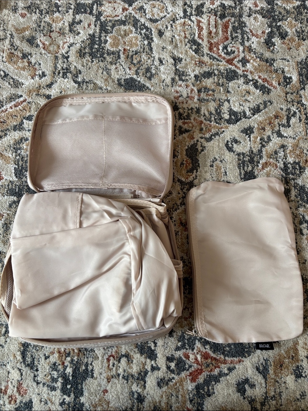 Packing Cube Set in Light Beige